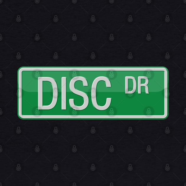 Disc Drive Road Sign by reapolo